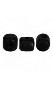 Les perles par Puca® Minos beads Jet mat 23980/84100
